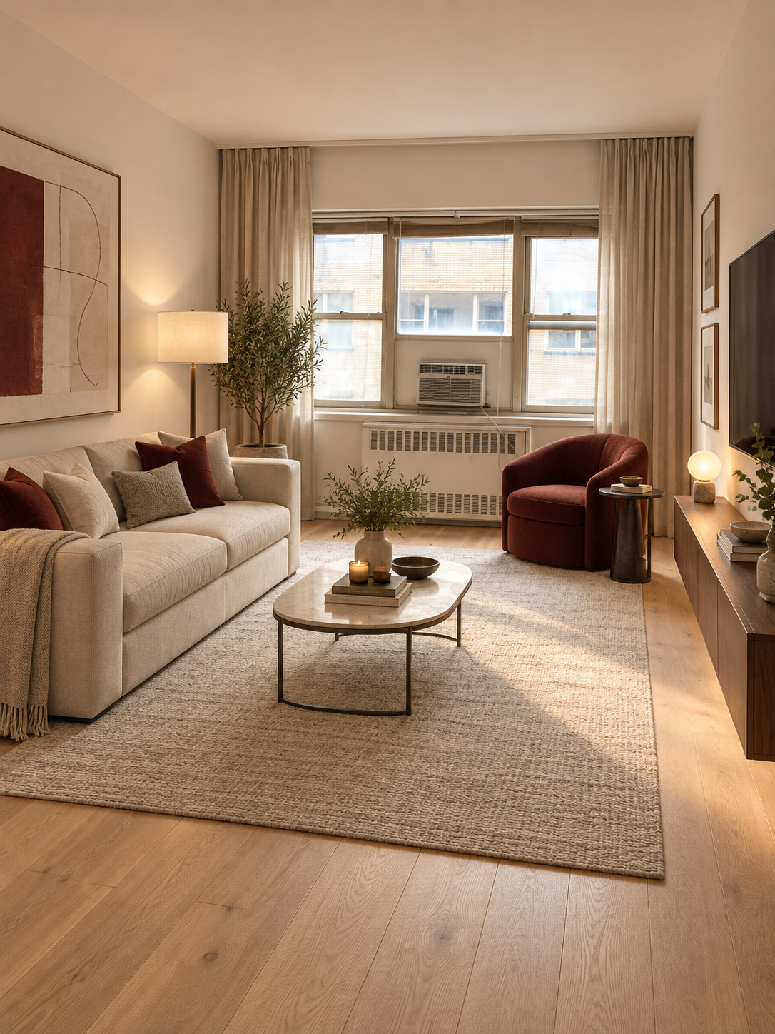 Scandi Living Room Concept after